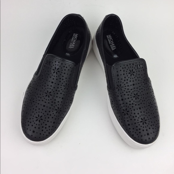 Michael Kors Shoes - Michael Kors Trent Perforated Leather Slip-on  5